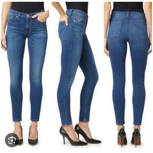 Hudson Natalie midrise super skinny jeans